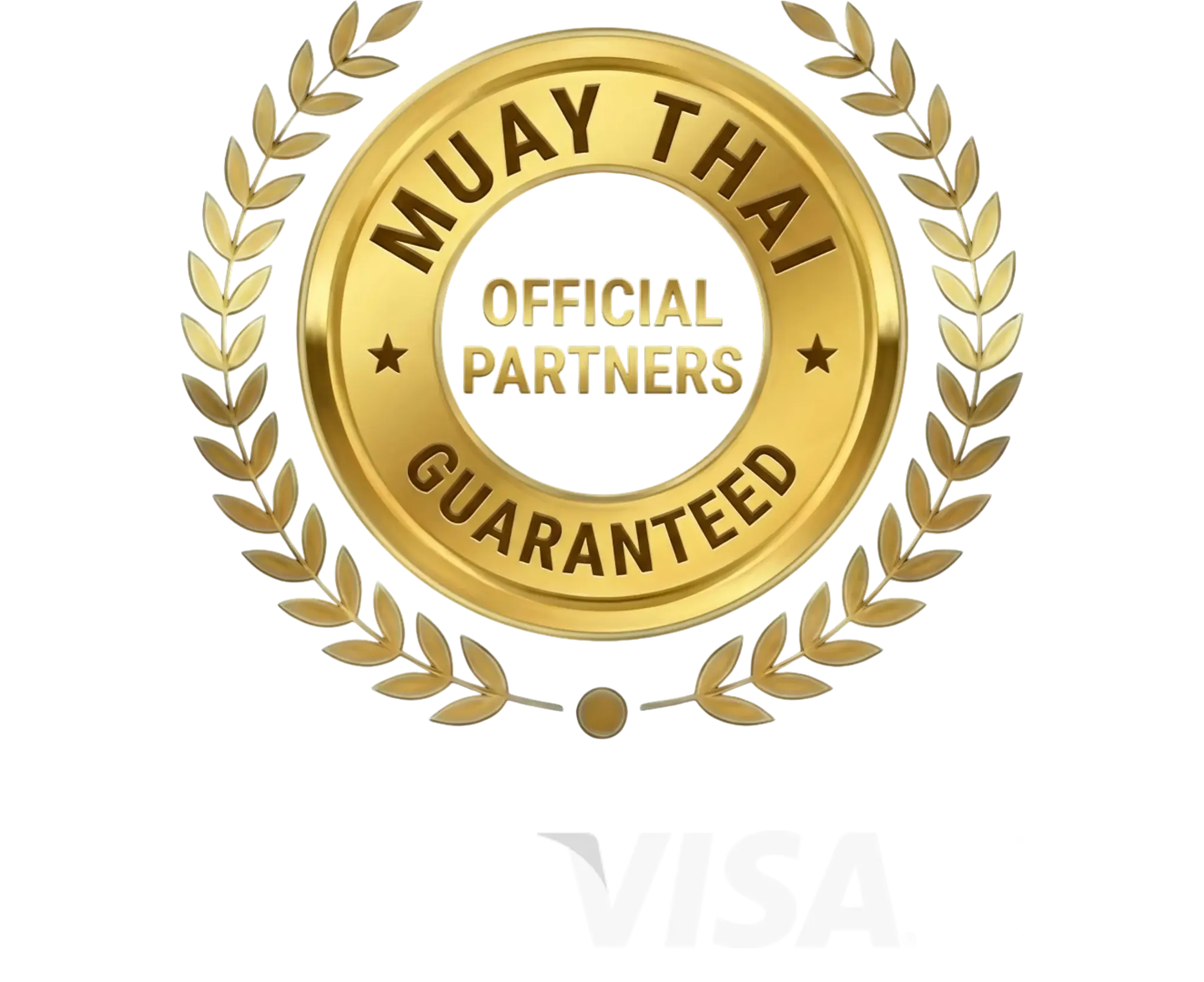Muay Thai Official Partners — Guaranteed. Secure payment via Stripe, Visa, Mastercard