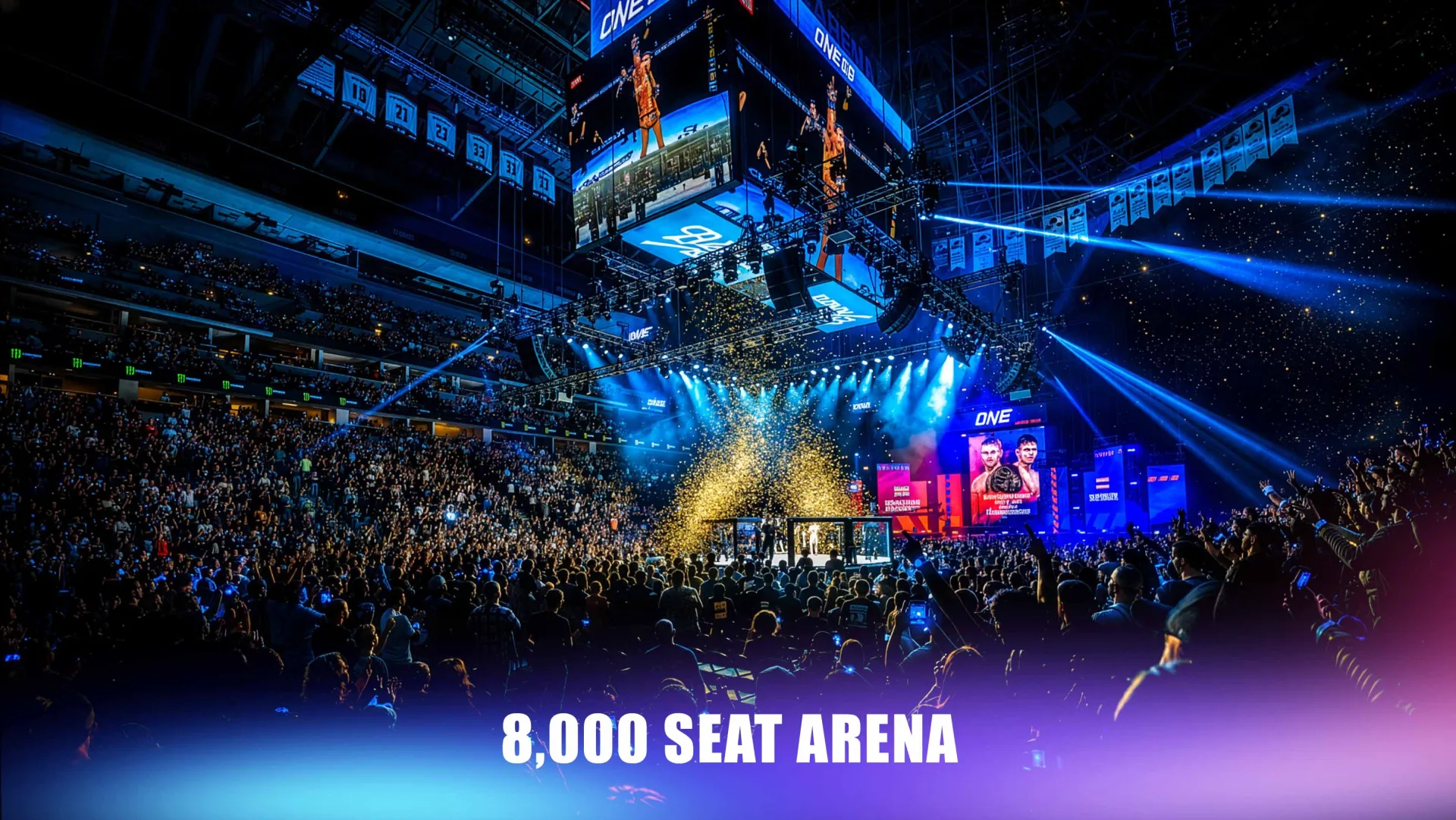Lumpinee Stadium 8,000 capacity crowd