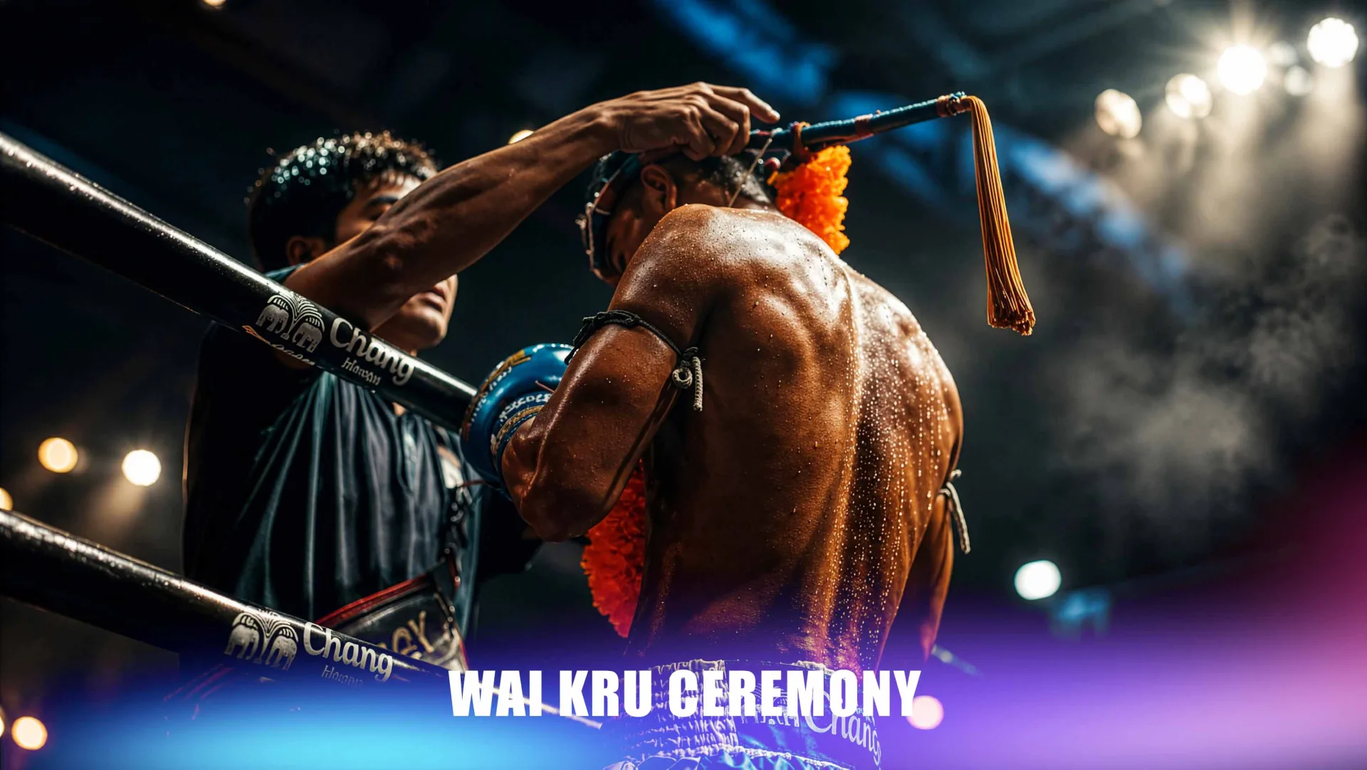 Muay Thai Wai Khru ceremony at Rajadamnern