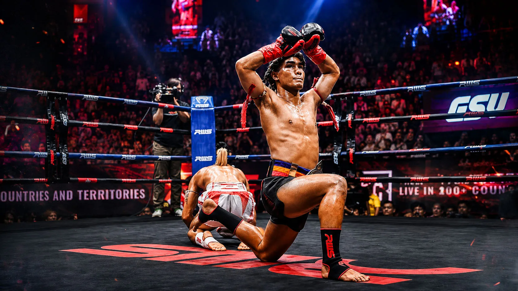 Muay Thai Wai Khru ceremony Rajadamnern Stadium