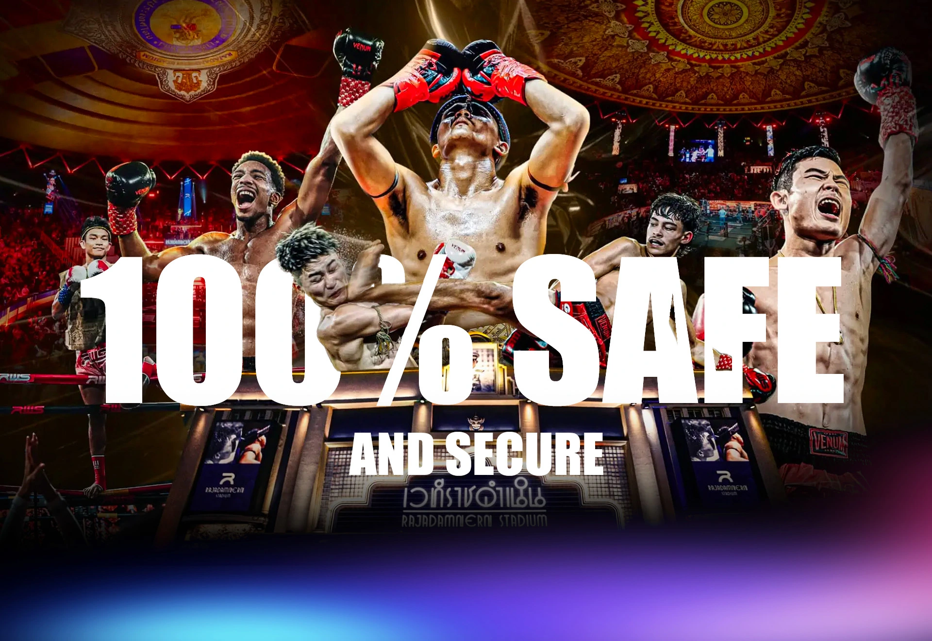 100% Safe & Secure Payment